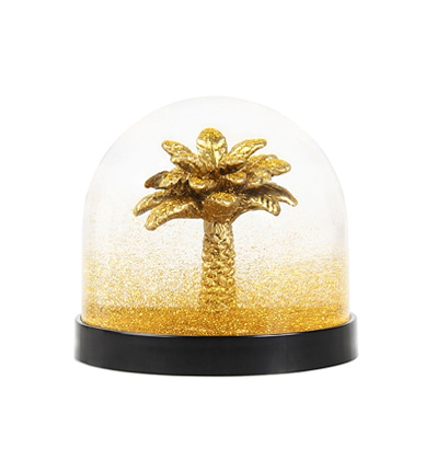 앤클레버링 야자수 스노우볼 &amp;Klevering Wonderball Palm Tree gold glitter