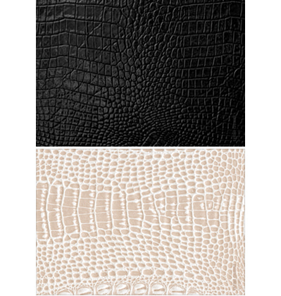 이팅쿠투어 테이블매트 Eating Couture Paper Table Mat  (Leather 악어가죽패턴, Black10장 + Beige10장)