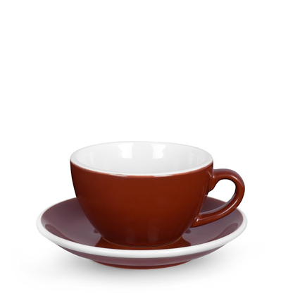 Acme Cappuccino Cup &amp; Saucer Brown