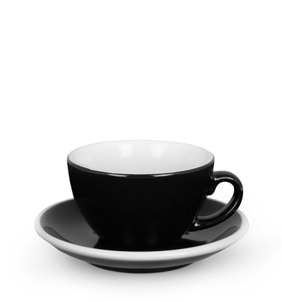 Acme Cappuccino Cup &amp; Saucer Black