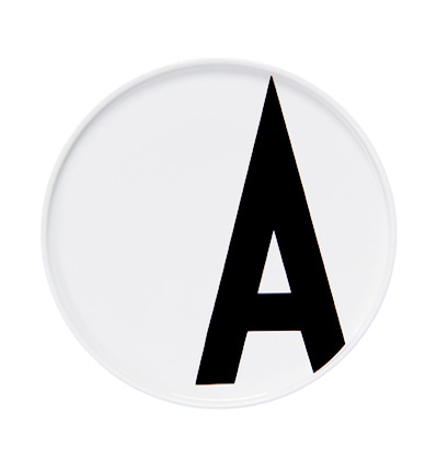 디자인레터스 알파벳 플레이트 Design Letters AJ Plate A