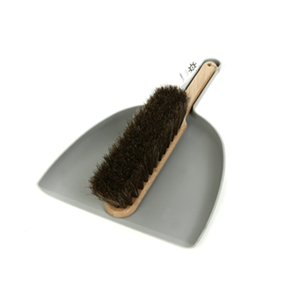 이리스한트베르크 빗자루 쓰레받기 세트 Iris Hantverk Dustpan &amp; Brush Set Grey
