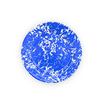 크로우캐년 접시 플랫 플레이트 블루 마블