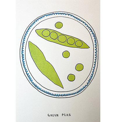 키미앤일이 그린피스 리소프린팅 포스터 KIMIAND12 Green Peas Risoprinting Poster no.19