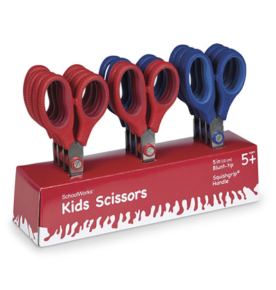 피스카스 키즈 가위 12개 세트 Fiskars Kids Scissors Pointed tip 12 Set Schoolworks 어린이가위