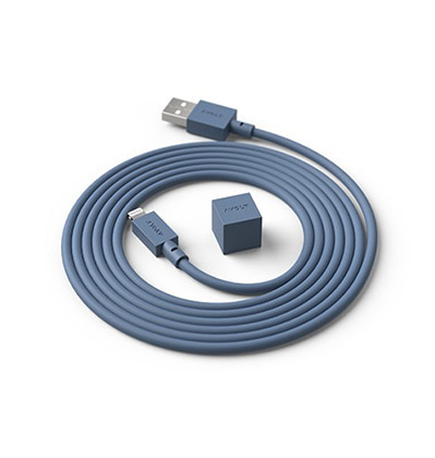 아볼트 케이블 원 오션 블루 AVOLT Cable 1 Ocean Blue 애플 라이트닝 케이블 USB A 타입 1.8m