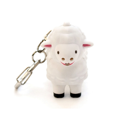Kikkerland Sheep LED Keychain