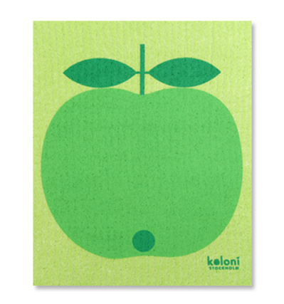 코로니 스톡홀롬 애플 그린 행주 Koloni Stockholm Apple green Dishcloth